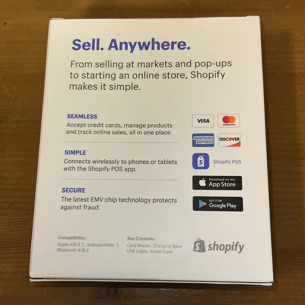Shopify Chip & Swipe Reader New In Box